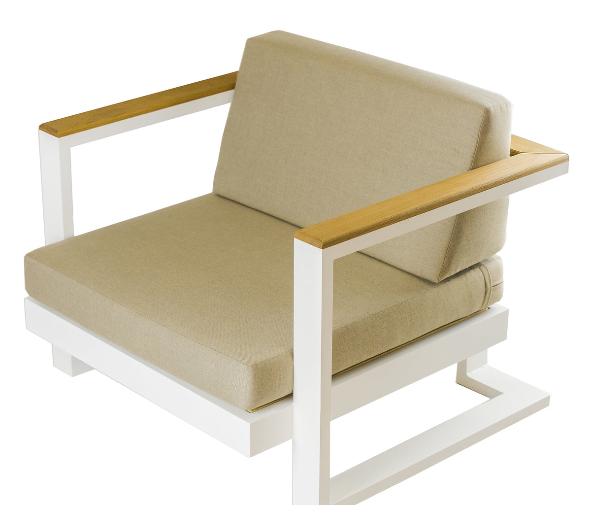 Loungesessel TOSCANIA aus Metall und Robinienholz (Akazie)