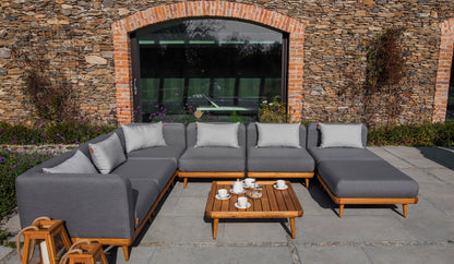 Loungeecke NOURD aus Robinienholz (Akazie)