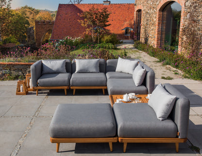 Loungeecke NOURD aus Robinienholz (Akazie)