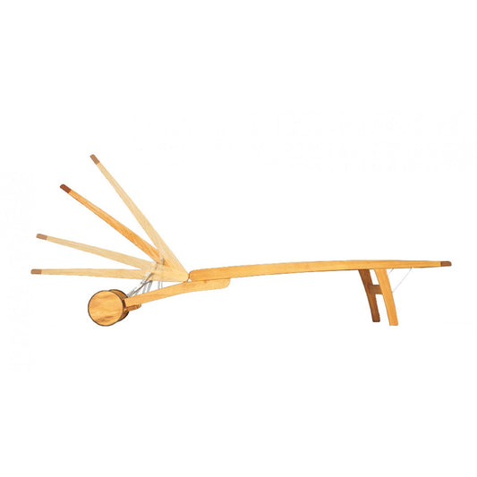 Loungeliege MILANO Classic aus Robinienholz (Akazie)