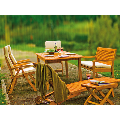 Gartentisch KANSAS 150 x 90 cm - Robinienholzmöbel