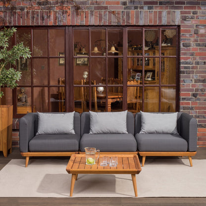 Loungeecke NOURD aus Robinienholz (Akazie)