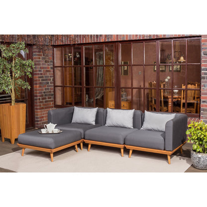 Loungeecke NOURD aus Robinienholz (Akazie)