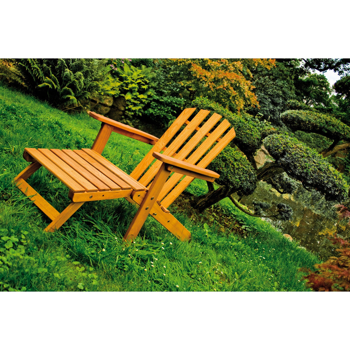 Gartenliege FLORIDA aus Robinienholz